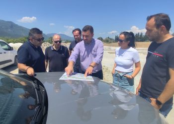 Αυτοψία του Δημάρχου Μετεώρων στο Πάρκο «Χρ. Σινάνη» για την έναρξη διαδικασιών ανέγερσης του νέου Κολυμβητηρίου