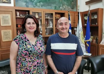Συνάντηση Δημάρχου Τρικκαίων – προέδρου Κέντρου Πρόνοιας Θεσσαλίας