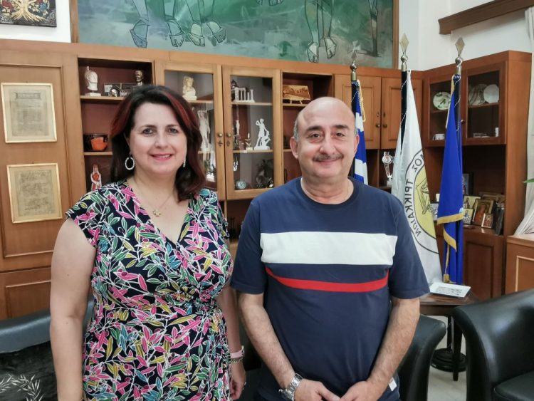 Συνάντηση Δημάρχου Τρικκαίων – προέδρου Κέντρου Πρόνοιας Θεσσαλίας