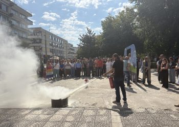 Επιτυχής άσκηση εκκένωσης και εκπαίδευση προσωπικού στην Περιφερειακή Ενότητα Τρικάλων