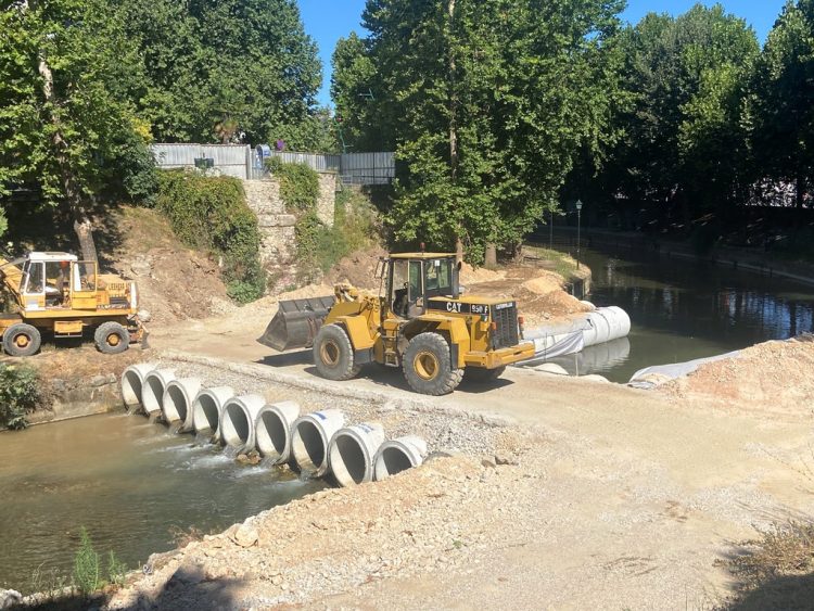 Συνεχίζονται οι εργασίες για τη γέφυρα Μαρούγκαινας