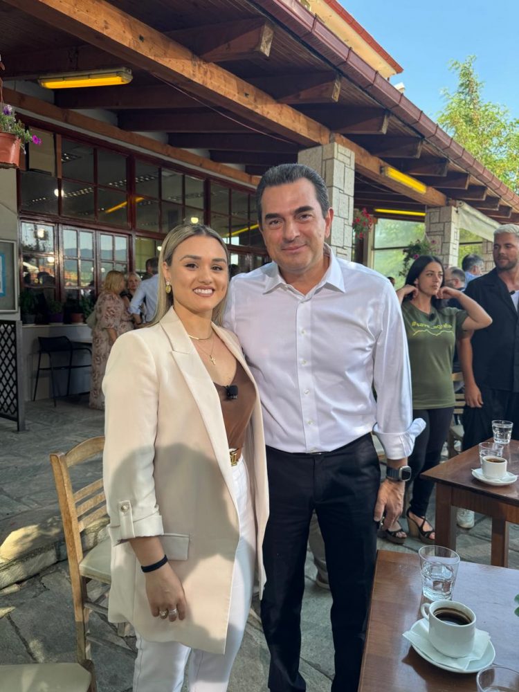 Με τον Κυριάκο Μητσοτάκη στην Ευρυτανία, ο Κώστας Σκρέκας