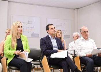 Επίσκεψη του Γραμματέα της Νέας Δημοκρατίας Κώστα Σκρέκα, στο Ίδρυμα «Τζένη Καρέζη»