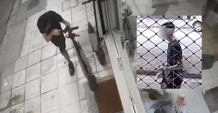 Του έκλεψε ηλεκτρικό πατίνι και τον έβγαλε στα social – Δείτε το βίντεο