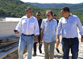 Δ. Κουρέτας στο Φράγμα Ληθαίου: Ολοκληρώνουμε ένα σημαντικό έργο που είχε βαλτώσει για 17 χρόνια