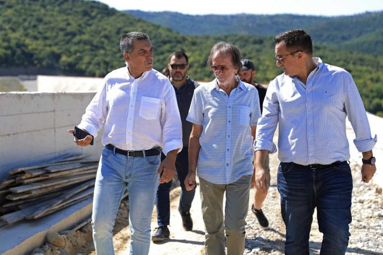 Δ. Κουρέτας στο Φράγμα Ληθαίου: Ολοκληρώνουμε ένα σημαντικό έργο που είχε βαλτώσει για 17 χρόνια