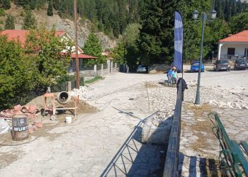 Αποκατάσταση πλακόστρωτου στην Κρανιά και νέα παιδική χαρά στα Δολιανά από τον Δήμο Μετεώρων