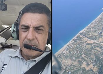 «Αετός» πάνω από τη Θεσσαλία ο Δ. Κουρέτας: Επιθεώρηση από αέρος για την Πολιτική Προστασία (ΕΙΚΟΝΕΣ – ΒΙΝΤΕΟ)