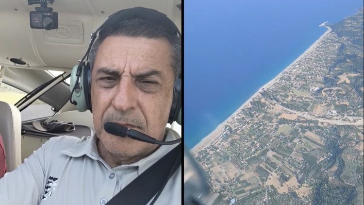 «Αετός» πάνω από τη Θεσσαλία ο Δ. Κουρέτας: Επιθεώρηση από αέρος για την Πολιτική Προστασία (ΕΙΚΟΝΕΣ – ΒΙΝΤΕΟ)