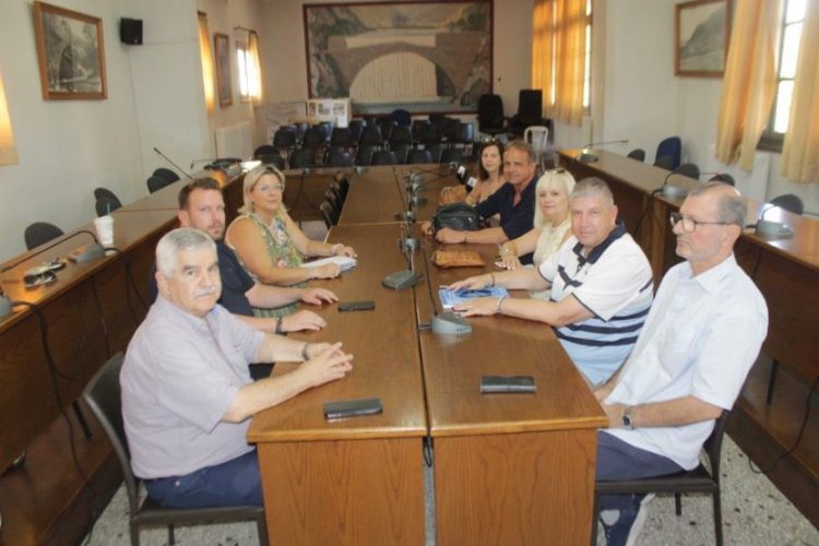 Εθιμοτυπική επίσκεψη του Δ.Σ. της Παγκόσμιας Συνομοσπονδίας Θεσσαλών «ΑΣΚΛΗΠΙΟΣ» στο Δημαρχείο Πύλης
