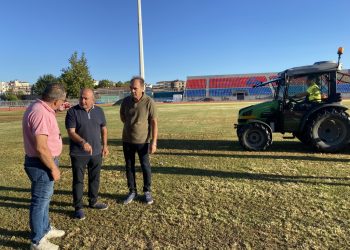 Στο Στάδιο ο Δήμαρχος Τρικκαίων για την πορεία της επανασποράς του γηπέδου
