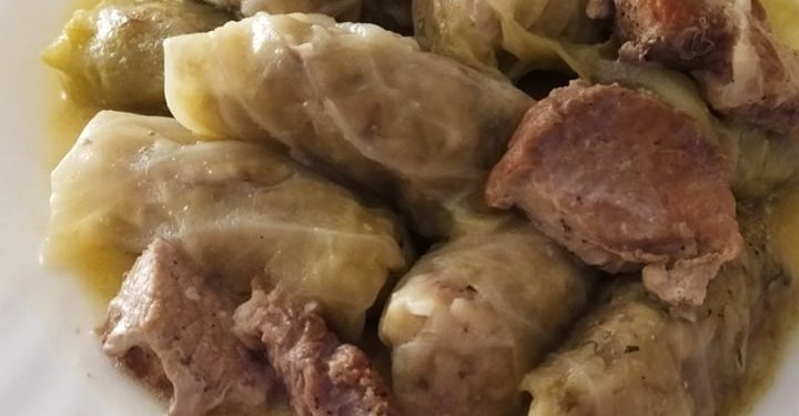 Λαχανοντολμάδες αυγολέμονο