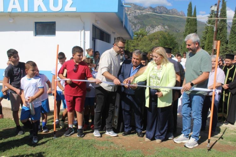 Εγκαινιαστηκε το γήπεδο του Πορταικού «Χρήστος Χαντζιάρας»