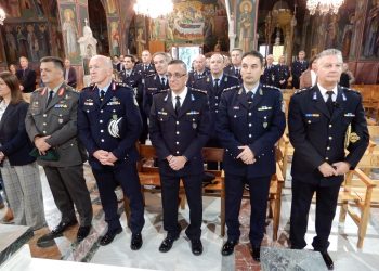 Οι Τρικαλινοί και Θεσσαλοί αστυνομικοί τίμησαν τον Προστάτη Άγιο τους