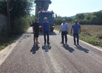Αυτοψία Μαράβα σε έργα αγροτικής οδοποιίας στη Φιλύρα