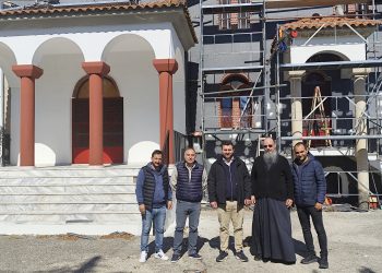 Δήμος Μετεώρων: Εργασίες ενίσχυσης και ελαιοχρωματισμού εξωτερικών επιφανειών Ιερού Ναού Αγίου Αθανασίου Σαρακίνας