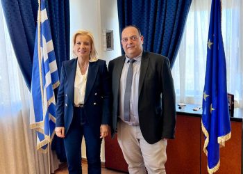Εθιμοτυπική επίσκεψη του Προέδρου του ΤΕΕ/ΤΚΔΘ, στη Γενική Γραμματέα της Αποκεντρωμένης Διοίκησης Θεσσαλίας – Στ. Ελλάδας