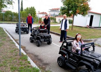 Ο Κ.Ο.Κ. από μικρή ηλικία, στο Πάρκο Κυκλοφοριακής Αγωγής του Δήμου Τρικκαίων