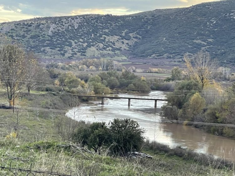 Η εικόνα του Πηνειού στο ύψος της Πηνειάδας (ΦΩΤΟ)
