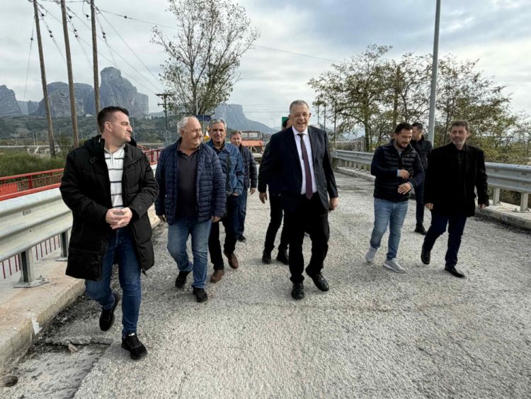 Καλαμπάκα: Άγνωστο ακόμα… το πέρασμα από την γέφυρα της Διάβας – Ήρθε ο Ταχιάος (ΕΙΚΟΝΕΣ)