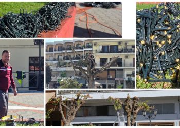 Καλαμπάκα: Φορά τα Χριστουγεννιάτικα η πόλη (ΕΙΚΟΝΕΣ)
