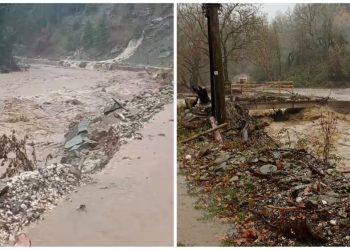 Καλαμπάκα: Ισχυρή βροχόπτωση στον Ασπροπόταμο – Χωρίς ρεύμα η Κρανιά και η περιοχή (ΕΙΚΟΝΕΣ)