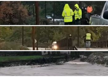 Καλαμπάκα: S.O.S από την βροχόπτωση στα ορεινά – Έκλεισε η γέφυρα στην θέση “Τσίτος” (ΕΙΚΟΝΕΣ)