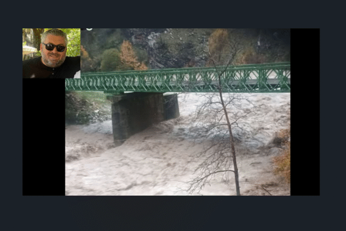 Στα όριά του ο Ασπροπόταμος στη γέφυρα “Παπαχρήστου” – Έκκληση του Άρη Κάκια να μην ταξιδέψει κανείς προς Γαρδίκι!