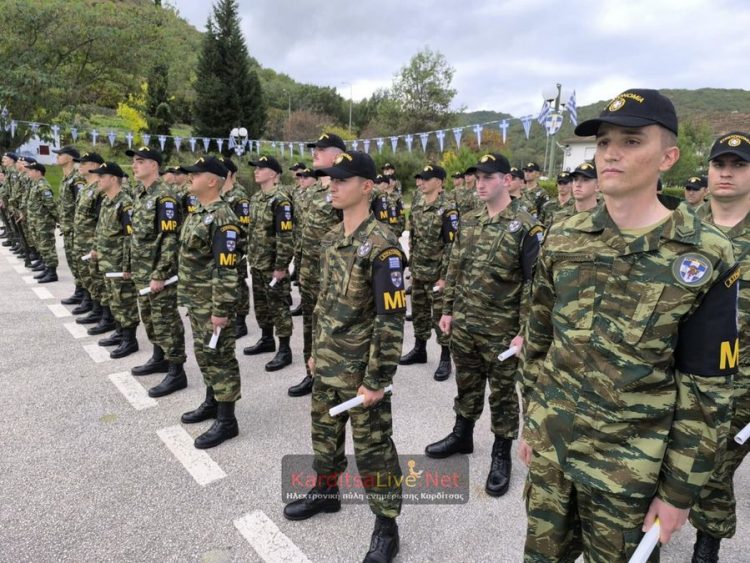 Τελετή ονομασίας 154 νέων Στρατονόμων στο ΚΕΣΝ Ρούσσου (ΕΙΚΟΝΕΣ – ΒΙΝΤΕΟ)