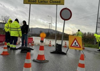 Κλειστή η Εθνική Οδός Κοζάνης – Λάρισας, λόγω κατολίσθησης