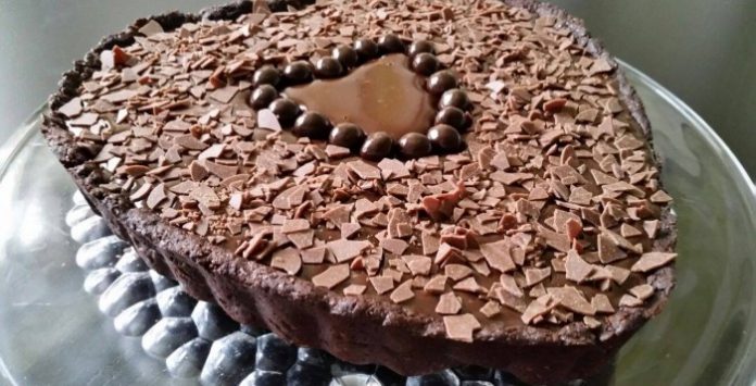 Τάρτα καραμέλα σοκολάτα