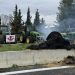Αγρότες της Μαγνησίας έκλεισαν την εθνική οδό έξω από τον Βόλο – Δείτε εικόνες