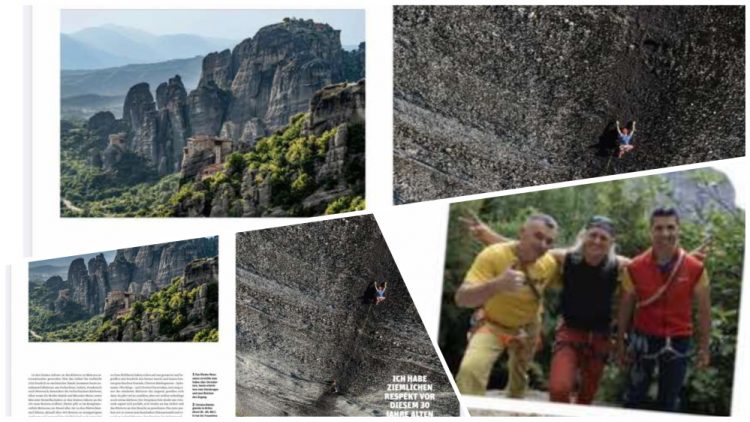 Οι αναρριχητές των Μετεώρων Μπαταλογιάννης, Μπάτσιος και Τσουρβάκας στο διεθνές προσκήνιο (ΕΙΚΟΝΕΣ)