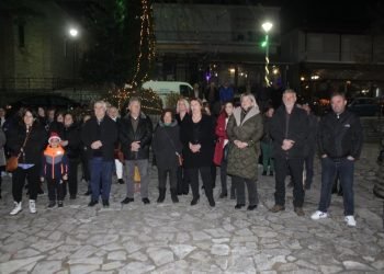 Φωταγωγήθηκε το Χριστουγεννιάτικο Δένδρο στα Στουρναρέικα