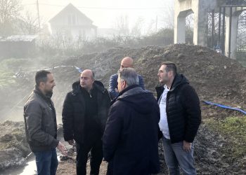 Προχωρούν οι 4 νέες γεωτρήσεις της ΔΕΥΑΤ – Επίσκεψη Σακκά & Μπλουγούρα στο εργοτάξιο στο Γλίνος