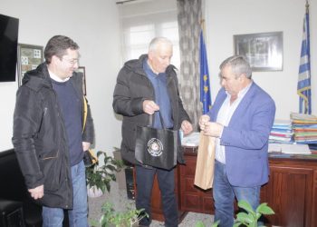 Επίσκεψη του Τοπικού Παραρτήματος Τρικάλων IPA «Διεθνής Ένωσης Αστυνομικών» στον Δήμαρχο Πύλης