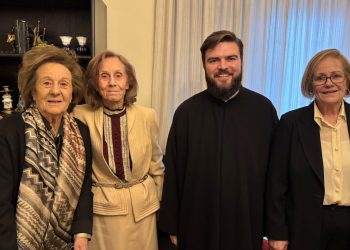Με τις τρεις προέδρους του φιλανθρωπικού σωματείου “Η Αγία Βαρβάρα” συναντήθηκε ο Πρωτοσύγκελος της ΙΜΤΓΠ