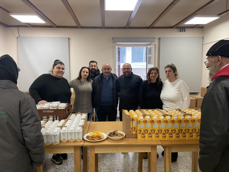 Και την Πρωτοχρονιά δίπλα στις ευπαθείς ομάδες το Κοινωνικό Εστιατόριο του Δήμου Τρικκαίων