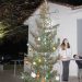 Φωταγωγήθηκε το Χριστουγεννιάτικο Δένδρο στην Λυγαριά