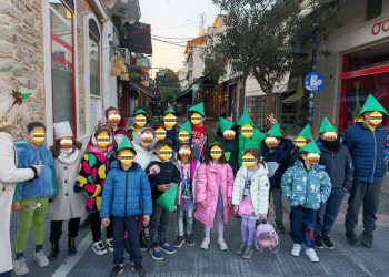 Το ΚΔΑΠ «ΣΤΑΘΜΟΣ» του Δ. Τρικκαίων στη Χώρα του Ποτέ με το Τρενάκι των Ξωτικών