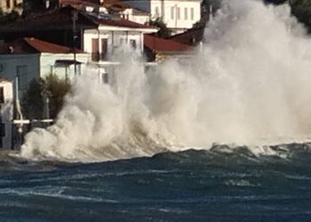 Εντυπωσιακές εικόνες από την πρόσφατη φουρτούνα στην Άφησσο Πηλίου