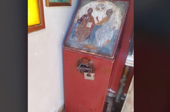 Γόμφοι: Ιερόσυλοι άνοιξαν το παγκάρι στο εξωκλήσι της Αγίας Τριάδας