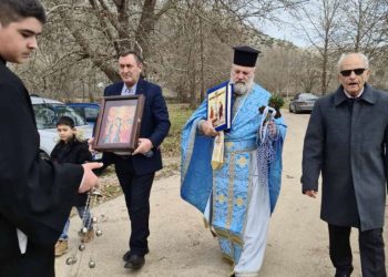 Αγιάστηκαν τα νερά του Πηνειού στην Πηνειάδα – Παρουσία κατοίκων και τοπικών αρχών (ΕΙΚΟΝΕΣ)