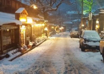 Σε κλοιό χιονιά ο Δήμος Πύλης – Πυκνό χιόνι παντού! (EIKONEΣ – BINTEO)