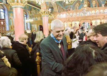 Μεγίστη τιμή για τον Αθανάσιο Φαλτάκα ανήμερα της ονομαστικής εορτής του | Έφυγε από την Εκκλησία με το Μετάλλιο του Πατριαρχείου Αλεξανδρείας (ΕΙΚΟΝΕΣ)