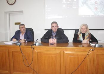 Συνάντηση εργασίας του Δημάρχου Πύλης Κων/νου Μαράβα, με τον Γενικό Δ/ντή Δασών του Υ.Π.ΕΝ, κ. Ε. Γκουντούφα