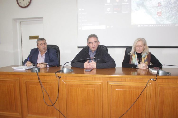Συνάντηση εργασίας του Δημάρχου Πύλης Κων/νου Μαράβα, με τον Γενικό Δ/ντή Δασών του Υ.Π.ΕΝ, κ. Ε. Γκουντούφα