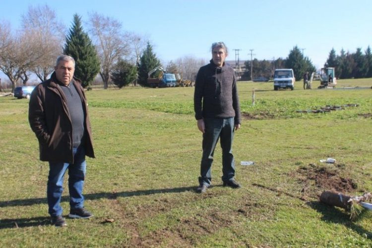 Αυτοψία του Δημάρχου Πύλης σε έργα που εκτελούνται στο Αθλητικό Κέντρο στην Πηγή