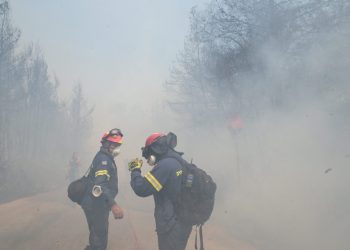Στις φλόγες τυλίχθηκε κατοικία στη Μυρίνη (ΕΙΚΟΝΕΣ)
