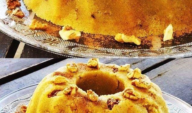 Χαλβάς πολίτικος με μέλι και καρύδια